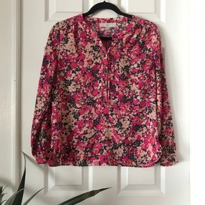 LOFT Women's Flower Blouse SP